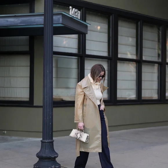 REVOLVE Beige Trench Coat - Picture 3 of 4